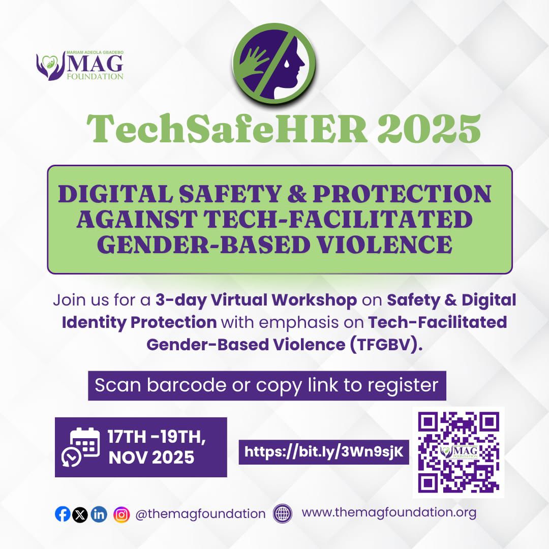 The Mariam Adeola Gbadebo (MAG) Foundation tweet media