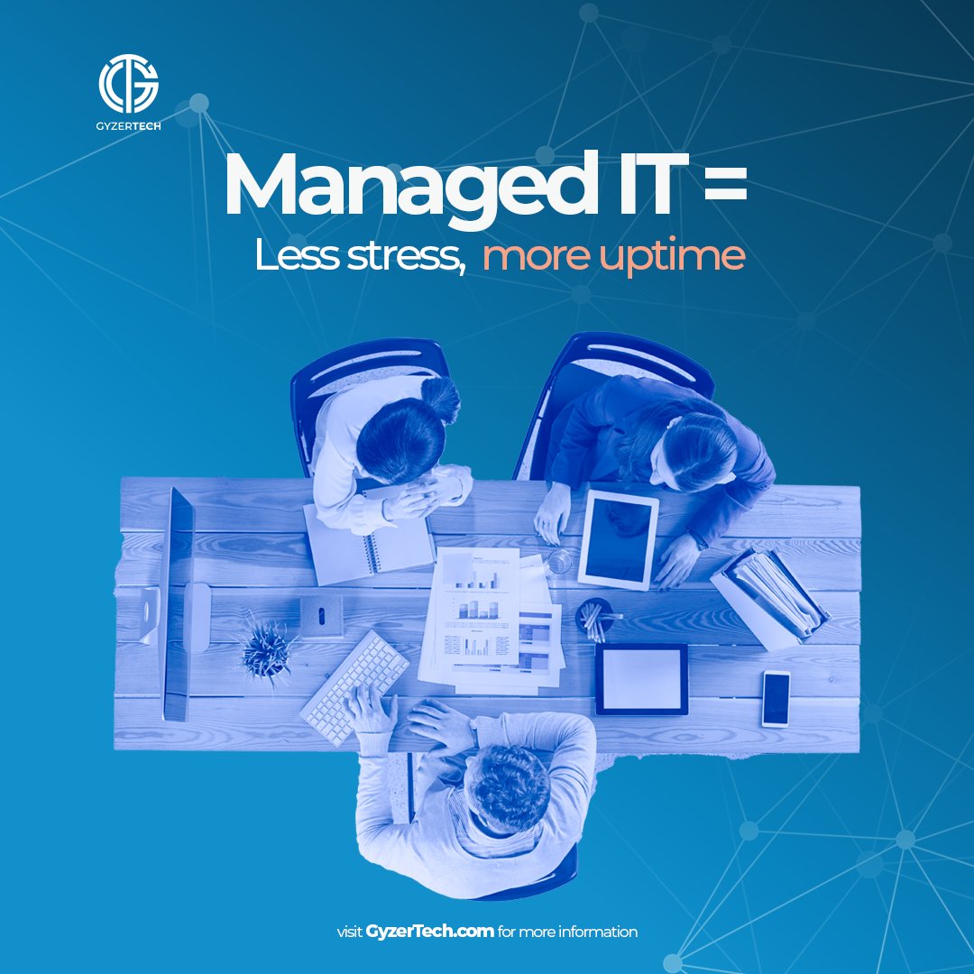 GyzerTech's tweet photo. Why managed IT matters: uptime isnโt luck, itโs a system.
GyzerTech ensures stability with proactive monitoring and fast issue resolution. Less stress, more uptime.
๐ https://t.co/nAXEnbBdJx
#GyzerTech #ManagedIT #ITSupport #GyzerEveryday https://t.co/Xxj4uQznYv