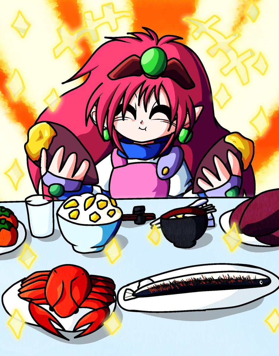 NG騎士ラムネ&40 #イラスト 食欲と味覚の秋