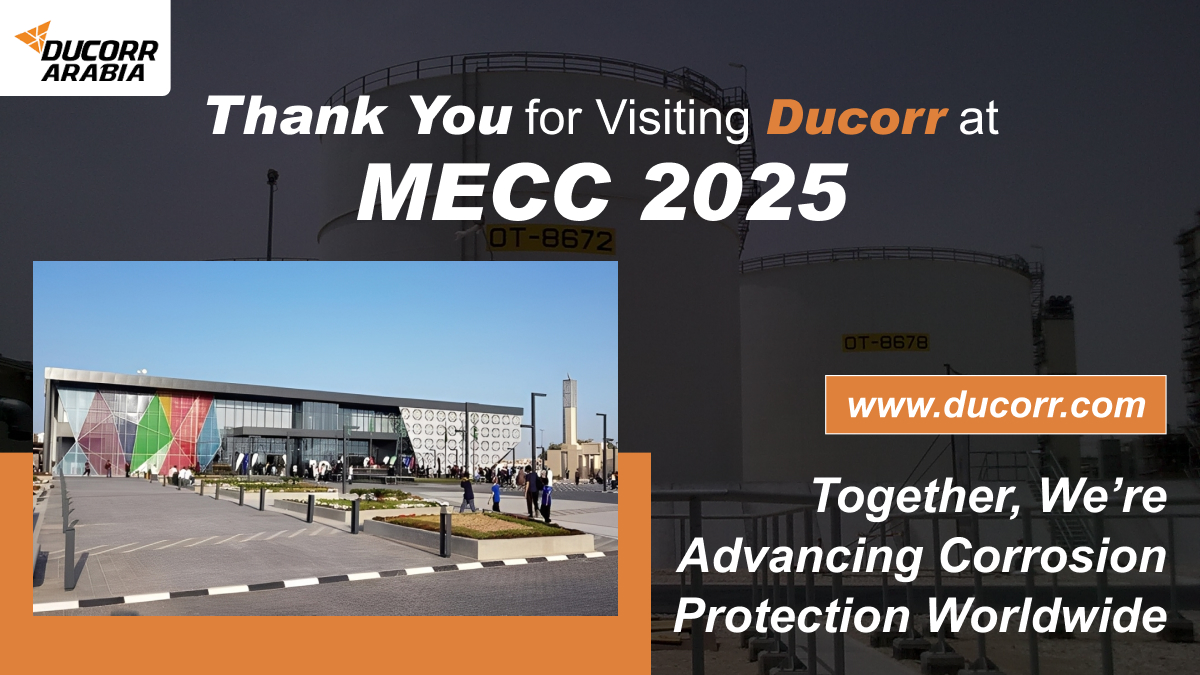 That’s a wrap on an incredible MECC 2025!
A huge thank you to everyone who visited Booth G10 and connected with the Ducorr team. Your enthusiasm for innovation and sustainability inspires us to keep pushing boundaries in corrosion protection.
ducorr.com

#MECC2025