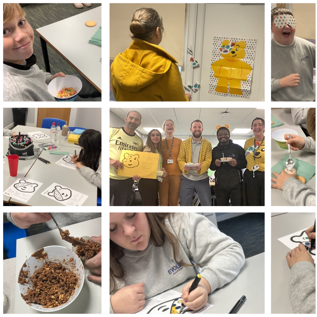 It's great to see that Evolve Academy got fully involved with Children In Need last Friday!
To see such a great cause celebrated and money raised for the charity is amazing!