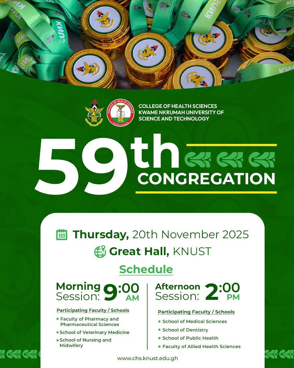 KNUST College of Health Sciences tweet media