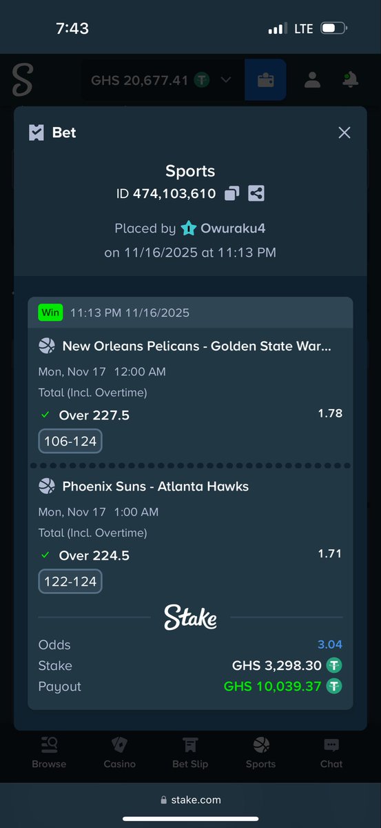 GhanamanTips's tweet image. C.O.N.G.R.A.T.U.L.A.T.I.O.N.S 🍀🍀🍀🍀🍀🍀🍀🍀🍀🍀

All Midnight Tickets Won✅✅✅

Register on Stake and get free $100 as bonus with this link - stake.com/?offer=investo…

Woke up to greens as promised🍀🍀