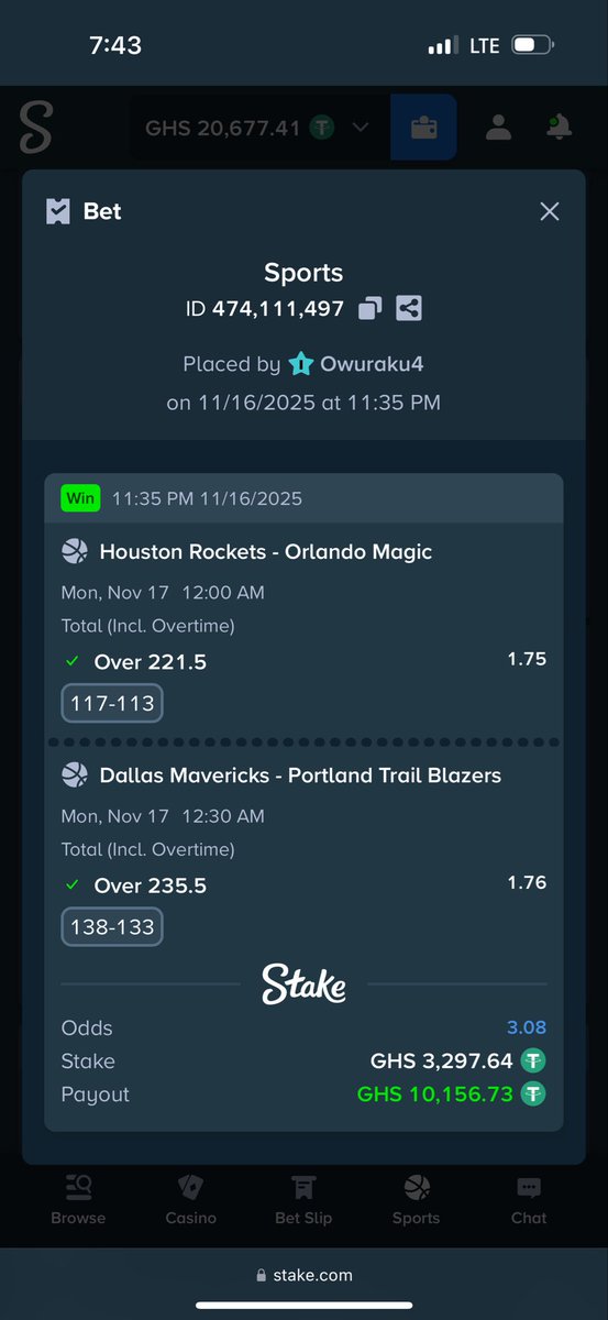 GhanamanTips's tweet image. C.O.N.G.R.A.T.U.L.A.T.I.O.N.S 🍀🍀🍀🍀🍀🍀🍀🍀🍀🍀

All Midnight Tickets Won✅✅✅

Register on Stake and get free $100 as bonus with this link - stake.com/?offer=investo…

Woke up to greens as promised🍀🍀