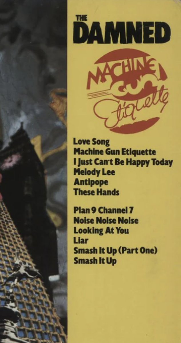lee0969's tweet image. On this day in 1979 No 51 UK Album Chart The Damned “Machine Gun Etiquette” IMHO nothing less than a masterpiece. A difficult choice as it’s all so good but I’ll choose “Love Song” how about you?#1970s #TheDamned #Punk @jillwebb2005 @nikidoog @Carolyn_on_x  @FatOldAnarchist…