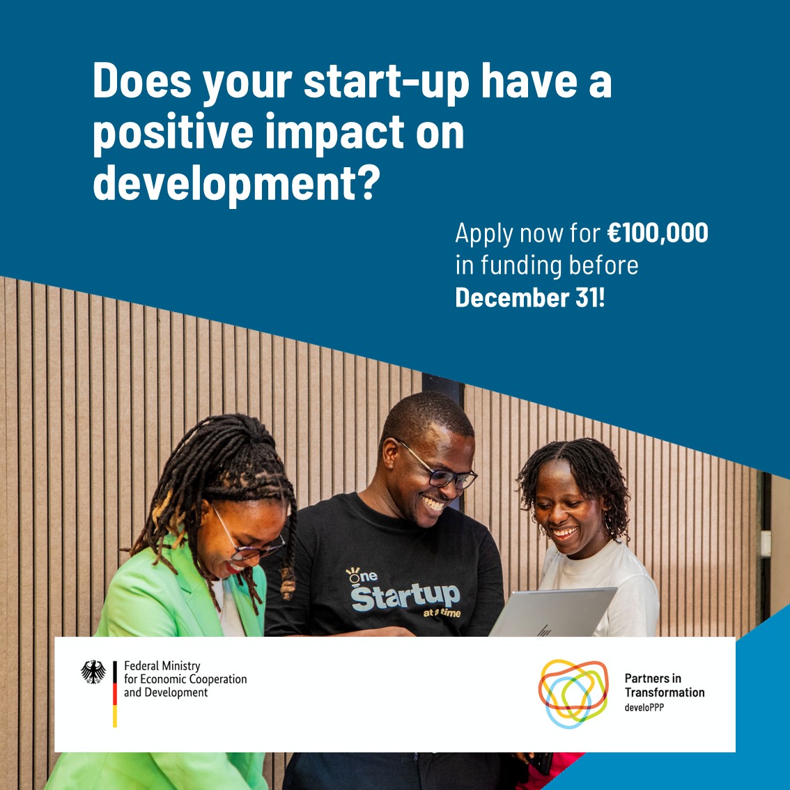 VC4A_Africa's tweet image. 📣 Applications are now OPEN for develoPPP Ventures Cohort 10! Post-revenue startups in Kenya, Rwanda and Tanzania secure EUR 100K in non-dilutive matching funds to scale your business and impact. 

Apply by December 31: vc4a.com/developpp/2025…

@impacthubkigali @ennovateventures