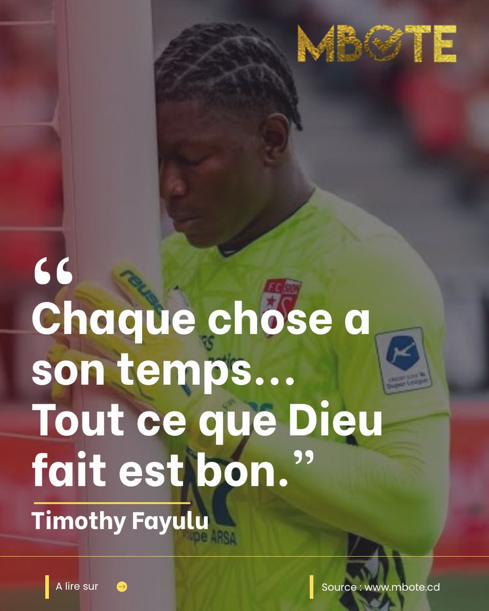 mbotecd's tweet image. La réaction de Timothy Fayulu après la victoire de la RD Congo 🇨🇩 face au Nigeria 🇳🇬 : « Chaque chose a son temps... Tout ce que Dieu fait est bon. »

#RDC #Likes #shares #viral #fup