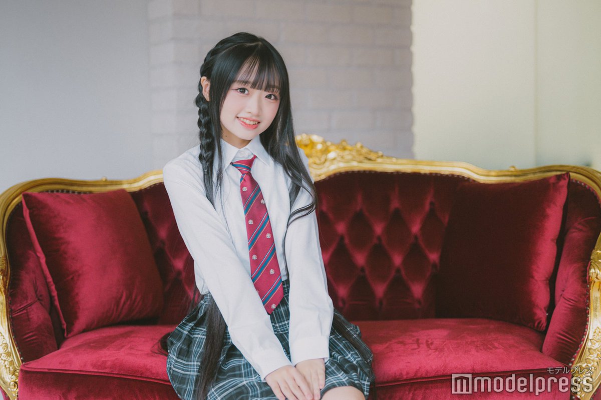 modelpress's tweet photo. 【👑“日本一かわいい高校生”候補者紹介】

中国・四国エリア代表：ももにゃん
▫️誕生日：9月9日
▫️出身：鳥取県
▫️憧れ：齊藤なぎさ

✍インタビュー・撮り下ろし
https://t.co/wtSiPbhDw9

#女子高生ミスコン #女子高生ミスコン2025ファイナリスト連載 @JKmisscon https://t.co/S6FD3MVK4Z