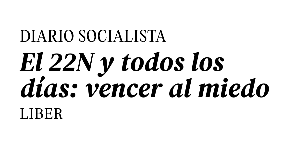 DSocialista_'s tweet image. 𝐎𝐏𝐈𝐍𝐈Ó𝐍 | 𝐄𝐥 𝟐𝟐𝐍 𝐲 𝐭𝐨𝐝𝐨𝐬 𝐥𝐨𝐬 𝐝𝐢𝐚𝐬: 𝐯𝐞𝐧𝐜𝐞𝐫 𝐚𝐥 𝐦𝐢𝐞𝐝𝐨

Escribe @liber_vi sobre la necesidad de hacer frente al fascismo, llamando a acudir a los actos organizados el 22N en Madrid por @AntifaMadrid y @CJSocialista.

➡️diariosocialista.net/2025/11/17/el-…