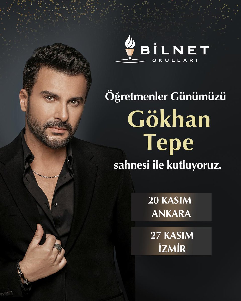 Öğretmenler Günümüzü <a href="/gokhantepemusic/">Gökhan Tepe</a> sahnesi ile kutlamaya hazırlanıyoruz!

#BilnetOkulları #ÖğretmenlerGünü
