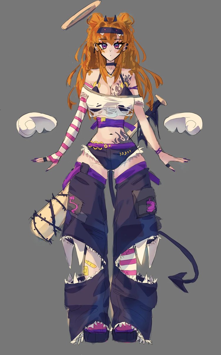 GfxEvie18's tweet image. Chaos meets charm 💥
This bunny-eared rebel is ready to take over your screen with attitude, style, and wings that slap 👊 Catch the madness,
feel the magic the stream starts now 🌀✨

.
#VTuberModel #Live2D #VTuberDesign #ENVtuber #VTuberUprising #StreamerStyle