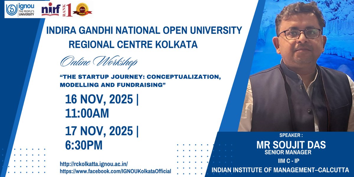 Please Register here
rckolkatta.ignou.ac.in/Ignou-RC-Kolka…