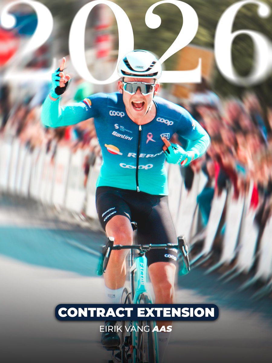 First rider for 2026 confirmed! ✅ Couldn’t be happier to have you on board, Eirik! 🤩

#forAndré #171