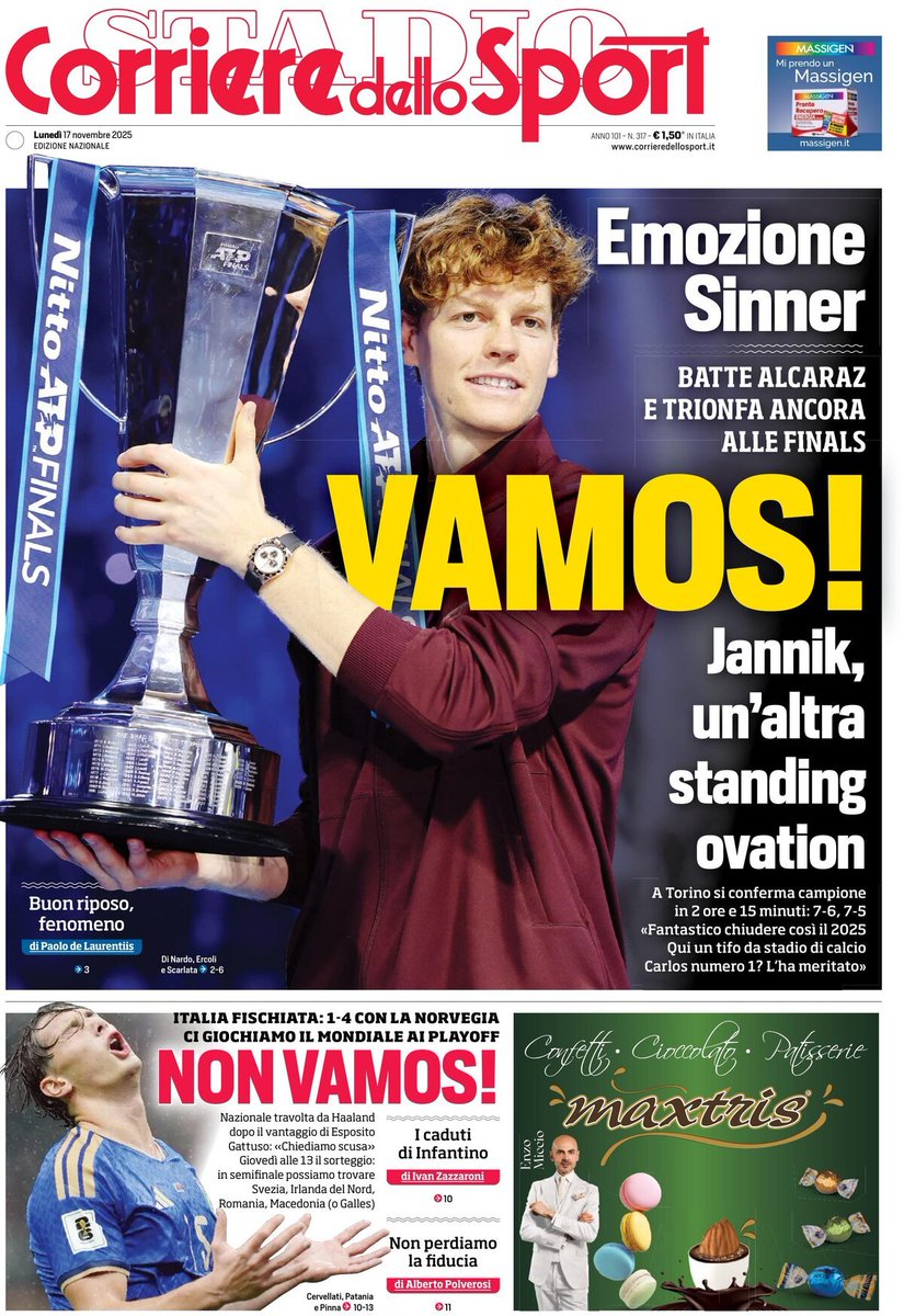 _agatea's tweet photo. "Vamos" per Jannik
"Non Vamos" per la nazionale
💀💀💀 https://t.co/f3Diy1fwOC
