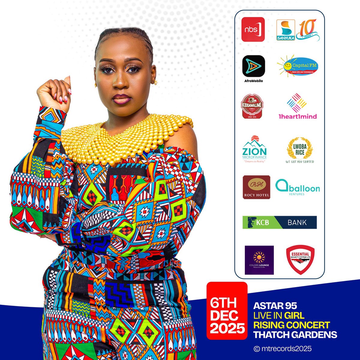 Lots of gratitude to all sponsors for the #Astar95LiveinGirlRisingConcert 6th Dec 2025, Thatch Gardens, Mbale City. 
<a href="/kcbbankug/">KCB BANK UGANDA</a> <a href="/sanyukatv/">Sanyuka TV</a> <a href="/nbstv/">NBS Television</a> <a href="/NBSAfter5/">NBS After 5</a> <a href="/CapitalFMUganda/">Capital FM Uganda</a> <a href="/balloonventures/">Balloon Ventures</a> <a href="/ZionMfl/">Zion Microfinance</a>  and others..
#kuzekuthatch 
#EasternTweeps #OneBigVoice