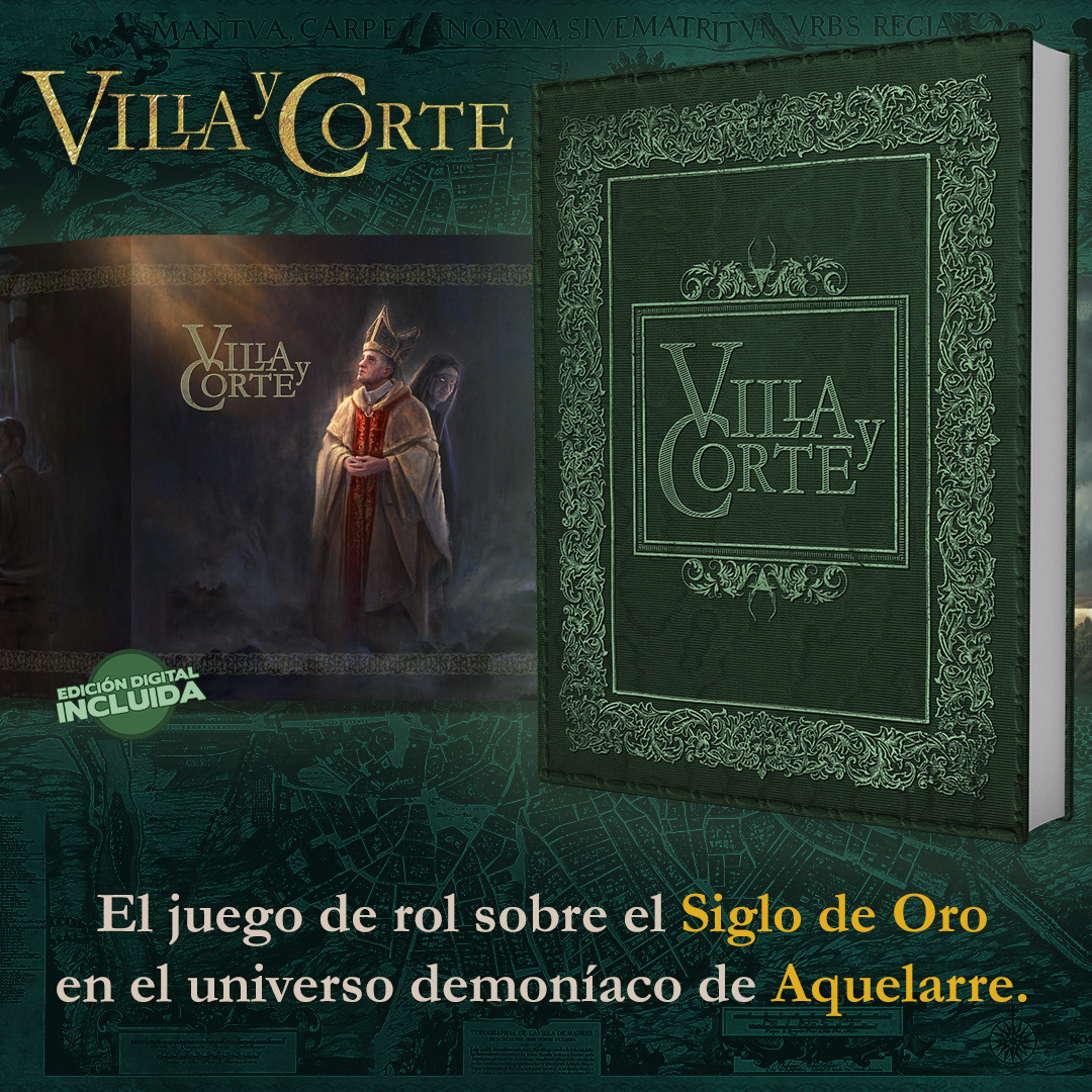 Nosolorol's tweet image. Inspirado en el universo de #Aquelarre llega #VillayCorte, un #JuegoDeRol para vivir aventuras en pleno #SigloDeOro, donde se dan la mano el arte de la espada, la magia, la ciencia y la fe.

🎲  nosolorol.com/es/161-villa-y…

#SéQuienTúQuieras #Rol #MuchoRol #TeFaltaRol