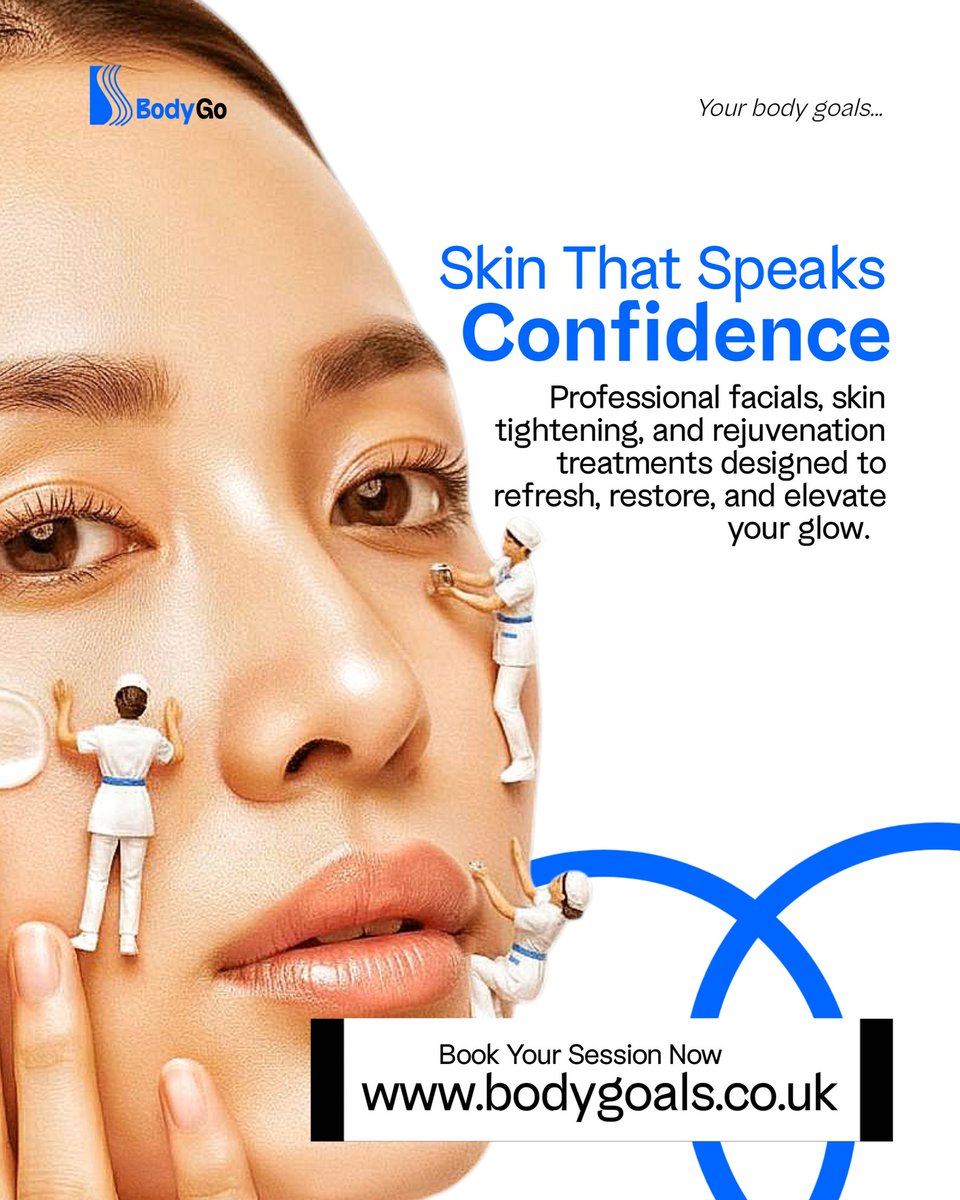 ToshibWorld's tweet image. Social media designs for BodyGo, a high-end aesthetics clinic focused on advanced cosmetic and non-surgical treatments.  

Clean, premium, and on-brand - how did I do? 👀  
Hire me for your next design project.