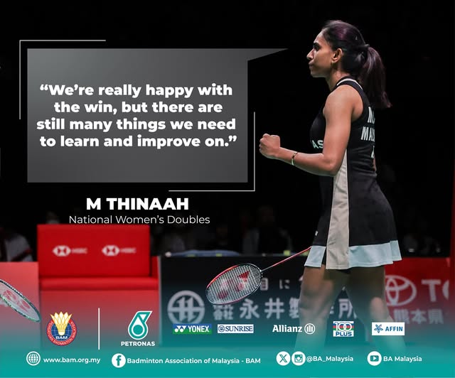 bernamadotcom's tweet image. Pearly-Thinaah enggan dabik dada kejayaan di Japan Masters 

bernama.com/bm/sukan/news.… 

#BernamaNews #Badminton #Sukan