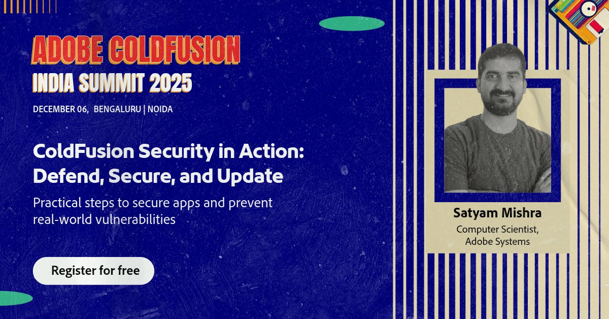 coldfusion's tweet image. ColdFusion apps need more than patches, they need a security-first mindset.
Learn built-in CF protections, breaking changes, AI-powered secure coding &amp;amp; real attack demos.

Register for free: bit.ly/47K4aVP