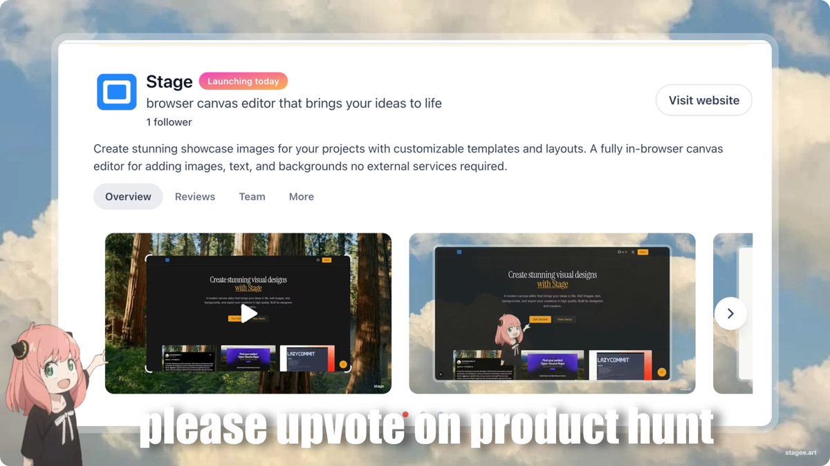 code_kartik's tweet image. Stage is now live on Product Hunt.

If you’ve tried it and found it valuable, an upvote would mean a lot it genuinely helps us reach more people.