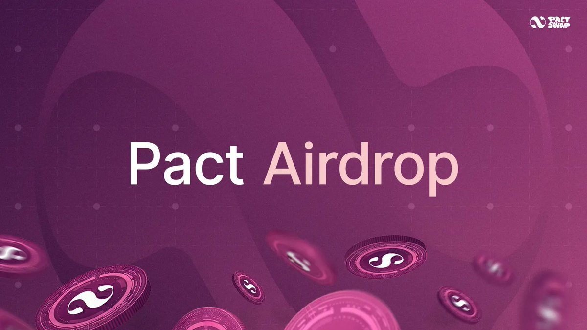 Are you ready to start your week with <a href="/Pact_Swap/">Pact Swap Labs</a> ?

Why PACT?
Because it's not just another DEX:
 💥 Every pair is tradable, no compatibility limits
 💥 Cross-chain swaps without bridges
 💥 Trades settled directly on-chain
 💥 Collateral &gt; validators
 💥 Always trustless, always