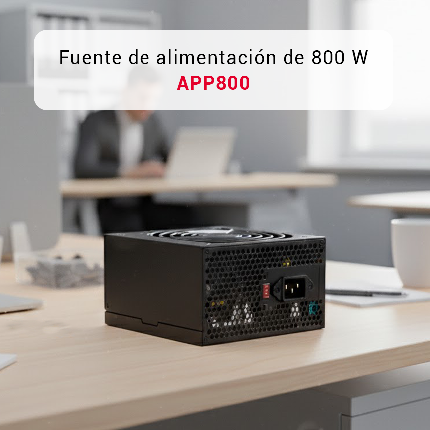 Approx_Iberia's tweet image. Potencia y fiabilidad para tu equipo.
La fuente de alimentación APP800 de Approx ofrece 800 W de potencia con soporte para 115/230 VAC, garantizando un rendimiento estable y seguro.

👉approx.es/go/app

#APPROX #FuenteDeAlimentación #PSU #Hardware #PC #Tecnología