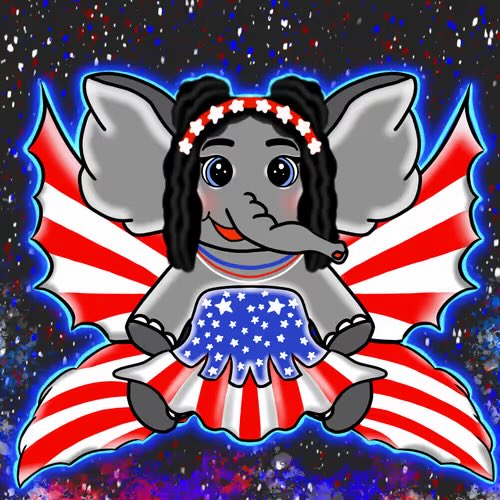 GM ! Happy Monday and wishing u all a happy new week ! ♥️

I drew these 2 Babies inspired by America and both are available on opensea ! 🇺🇸🔥

Which one you’re grabbing ? 🥳

opensea.io/collection/sty…

#StylishBabyElephants ( Raffle is Live for any purchase on primary Market ) 🔥