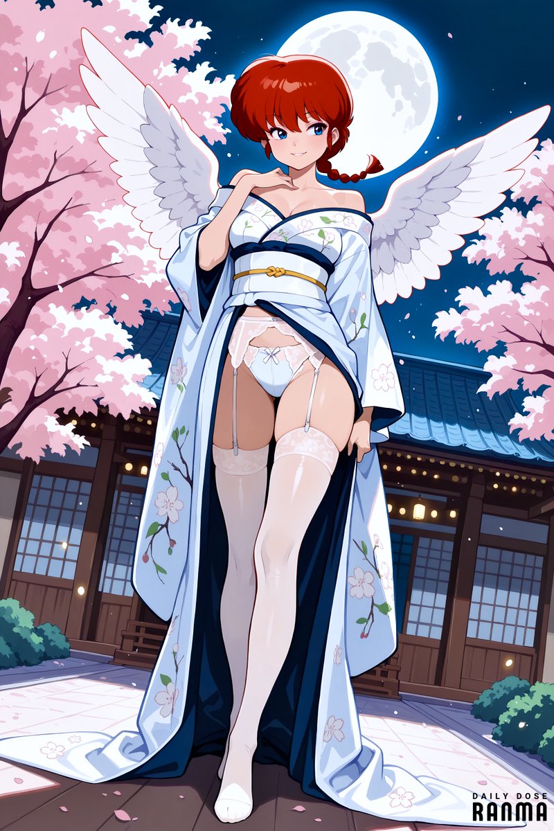 RT @DailyDoseRanma: Heaven, under full moon bloom #らんま #らんま