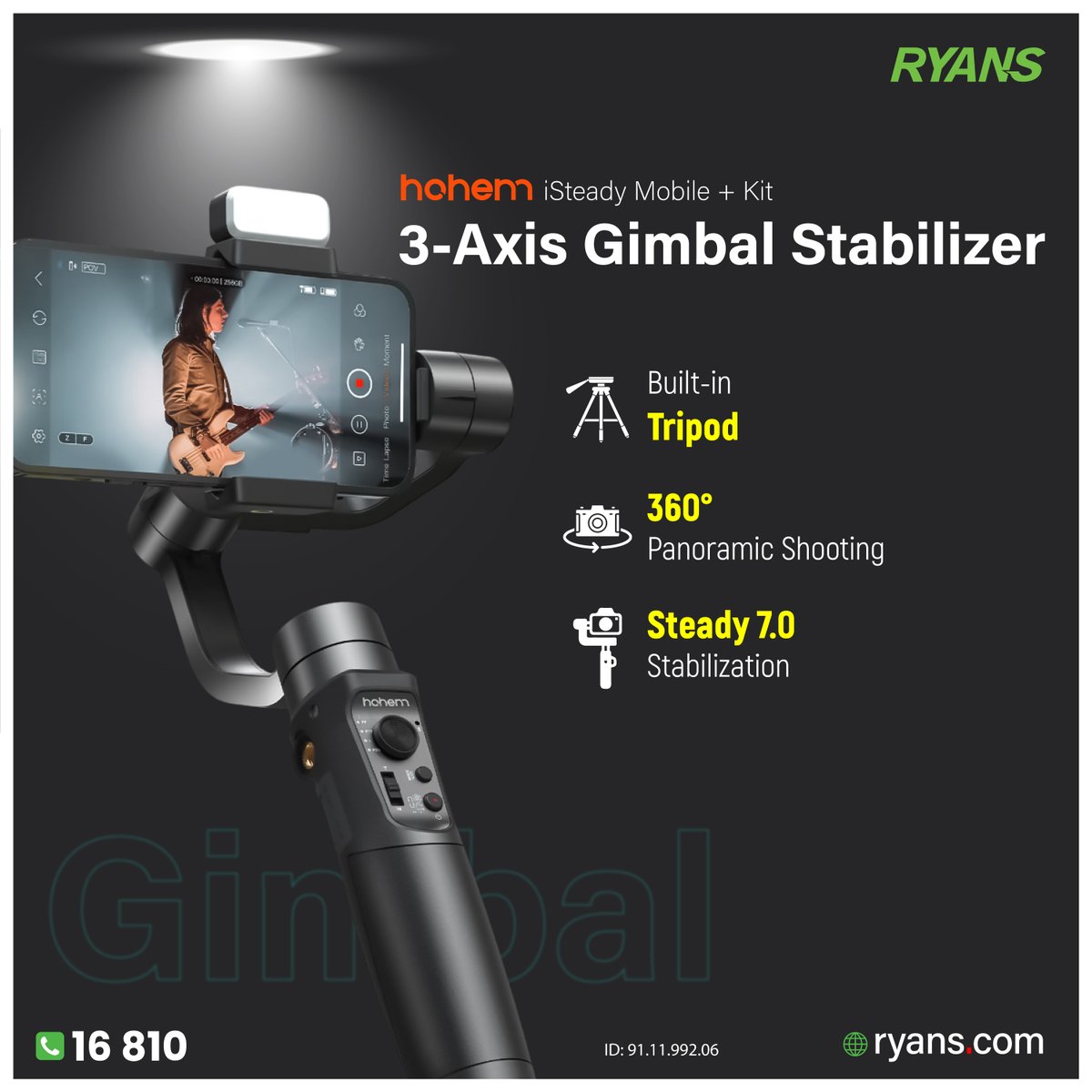 RyansComputers's tweet image. 🎥 Smooth Video, Easy Control — Hohem iSteady Mobile+ Kit  ryans.com/hohem-isteady-…

#RyansComputers #Hohem #iSteadyMobilePlus #Gimbal #SmartphoneStabilizer #ContentCreation