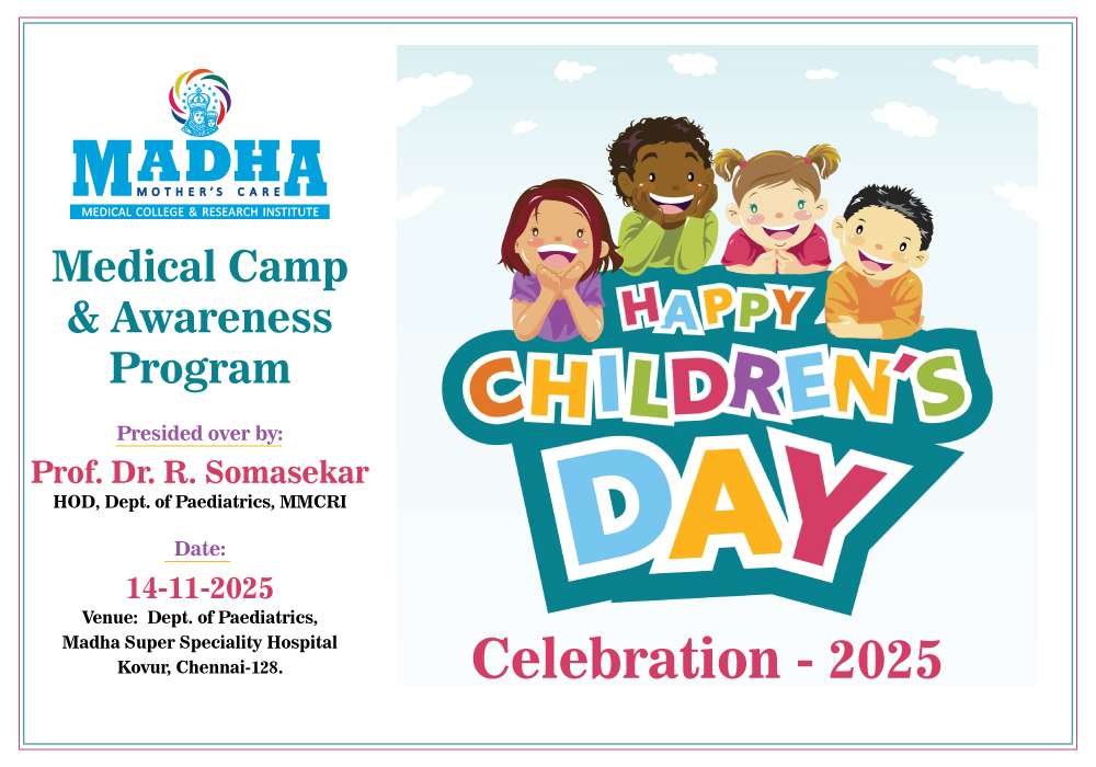 SMmcri's tweet image. Childrens Day Celebration and Patents Awareness Program at Department of Paediatrics, Madha Medical College &amp;amp; Super Speciality Hospital, Kovur, Chennai.
#ChildrensDay #ParentsAwarenessProgram #Paediatrics
#MMCRI #MadhaMedicalCollege #MadhaHospital #SuperSpecialityHospital