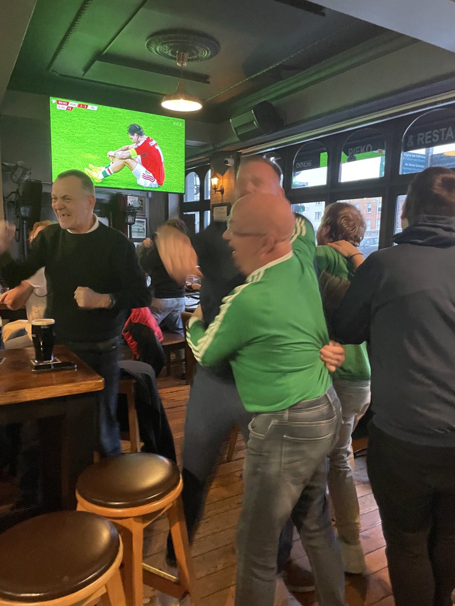 No better place to be than Dublin last night - except maybe for Budapest! ☘️