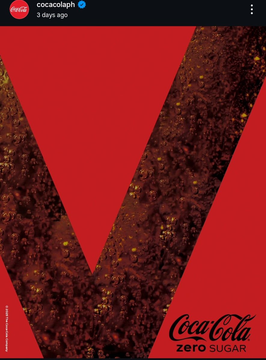 📸[IG]

<a href="/CocaColaPH/">Coca-Cola PH</a> - Surprise! BTS V is now the new face of Coke Zero. 

Kim Taehyung aka V is the new face of Coke Zero!

TAEHYUNG COCA COLA AMBASSADOR
KIM TAEHYUNG X COKE ZERO
#TaehyungxCocaCola
#VxCocaCola 
#AllOutSarapWithZeroCalories 

🔗instagram.com/p/DRHgkQDD4Rx/