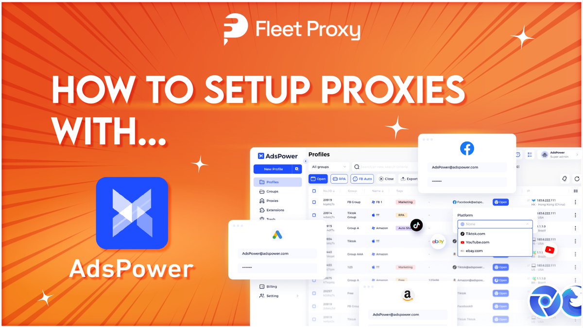 AdsPowerBrowser's tweet image. How to connect @fleetproxy inside AdsPower?
Watch here (step by step) : youtube.com/watch?v=k03Hi3…

🎁 Follow + Like to win:
5 GB Residential Rotating Proxy + 5 GB Mobile Rotating Proxy
📌 10 GB total per winner
👥 5 random winners
#proxy #residentialproxy #mobileproxy…