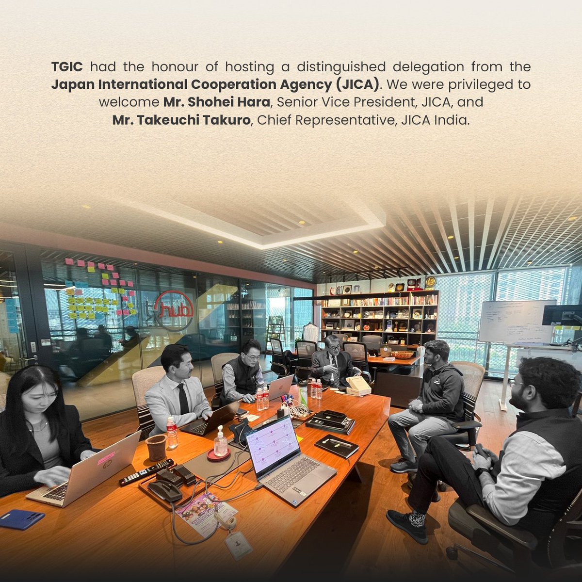 teamTGIC's tweet image. @teamTGIC hosted a high-level delegation from @jica_direct_en, offering deep-dive into the thriving Telangana innovation ecosystem.
The interaction underscored the state&apos;s robust policies, cutting-edge infrastructure, and grassroots and social innovation landscape. @merajismeraj