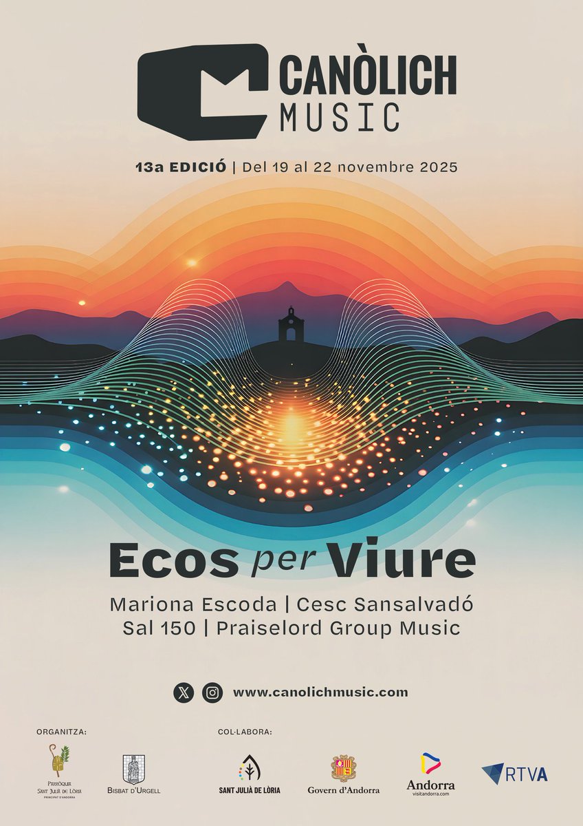 CanolichMusic's tweet photo. 🔜 Torna el Canòlich Music!

Més informació a l’enllaç 🎵 https://t.co/5GzquHIWpU https://t.co/1NK6cBTdvL