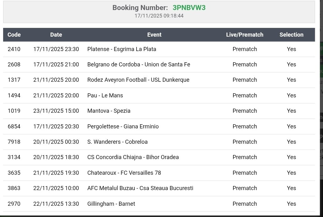 Bet9ja🤲🏻✅️💥