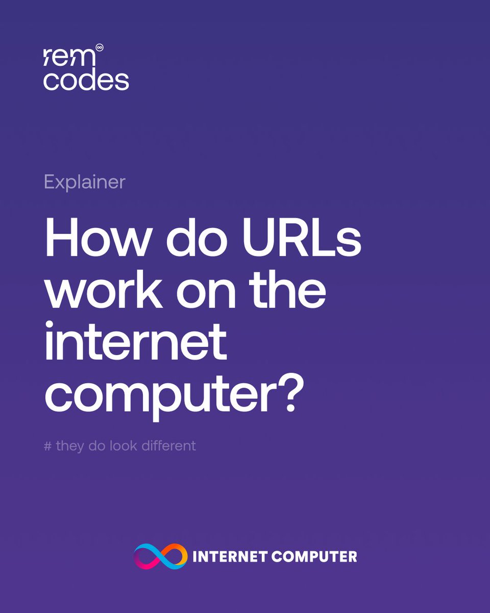 How do URLs work on the Internet Computer?
On the Internet Computer, websites and apps don’t live on corporate servers but directly on the network itself. 
So, how do you reach them? 

Every app or website on the IC runs inside a canister: a smart container that gets its own
