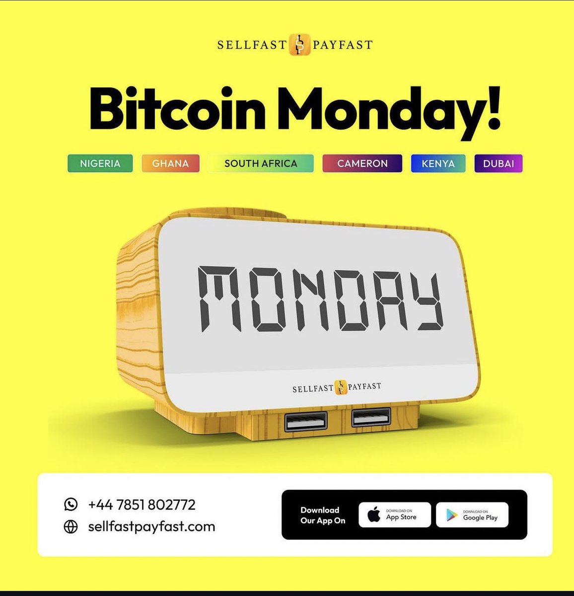 sfpfglobal01's tweet photo. From whatever part of the world you are we’ve got you covered Swap your BTC for cash in minutes with Sell Fast Pay Fast! Fast. Secure. Simple. #CryptoSwap #SellFastPayFast https://t.co/N4uk1WQDqr