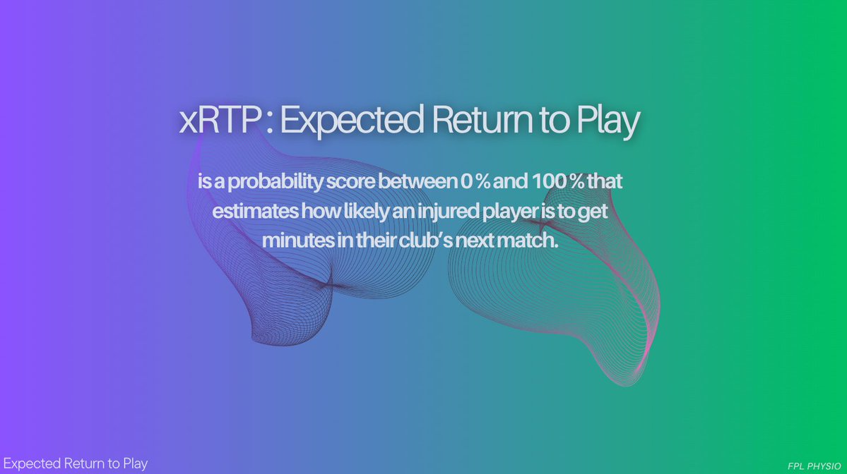 You might want to use the xRTP model to make FPL decisions in the future..

In this post I go through the predictions my xRTP model made in GW11

Before the international break I introduced a 'return to play' prediction model, and it had an almost perfect start. 

The goal is