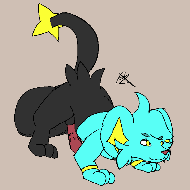 RyoskoLynxFox's tweet photo. He looks ready for something, now does he not? I hope it goes well for him...

Enjoy the Shinx.
#nsfw #feral #nsfwpokemon https://t.co/wpxVrXV4WD