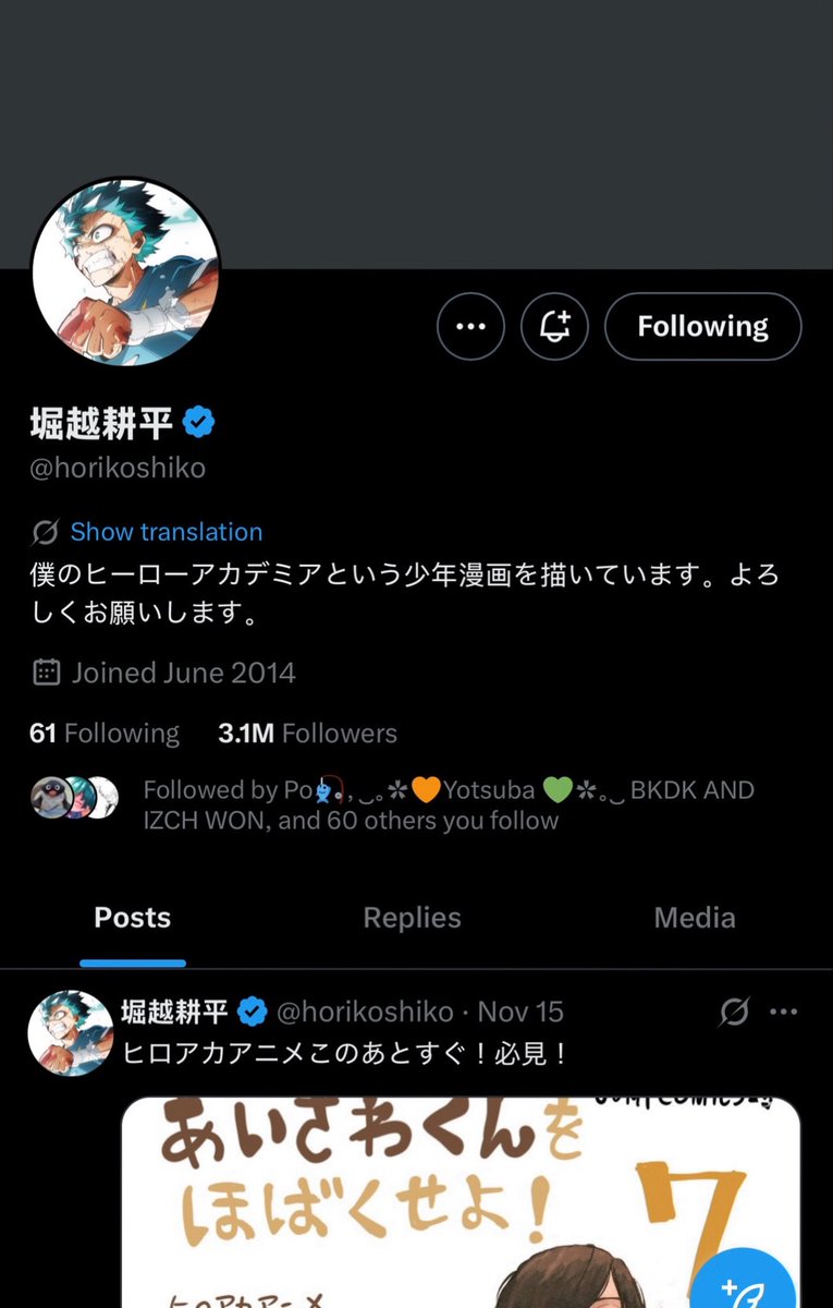 HORIKOSHI JUST DID WHAT