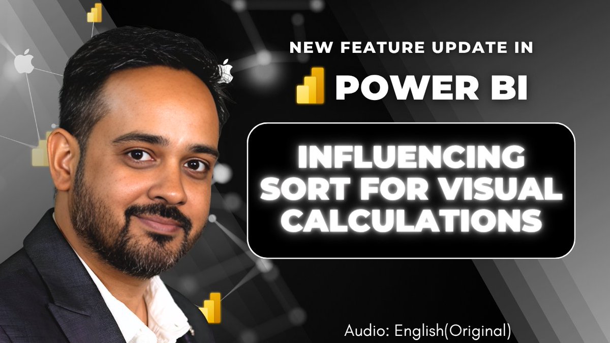 amitchandak78's tweet image. Power BI Visual Calculations Upgrade: ORDERBY Parameter for Easy Pareto Analysis (2025 Tutorial): youtu.be/kUiZbOsDhzU
#PowerBI #DataAnalytics #BusinessIntelligence #DAX #PowerQuery #MFunctions #DashboardDesign #DataVisualization #AnalyticsTraining #CareerGrowth…