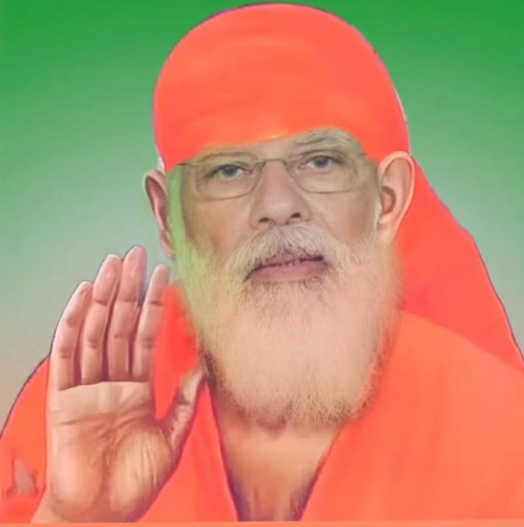 किसी भी पार्टी को वोट दो मिलेगा मोदी को ही 😂😂सबका वोट एक है -मोदी बाबा