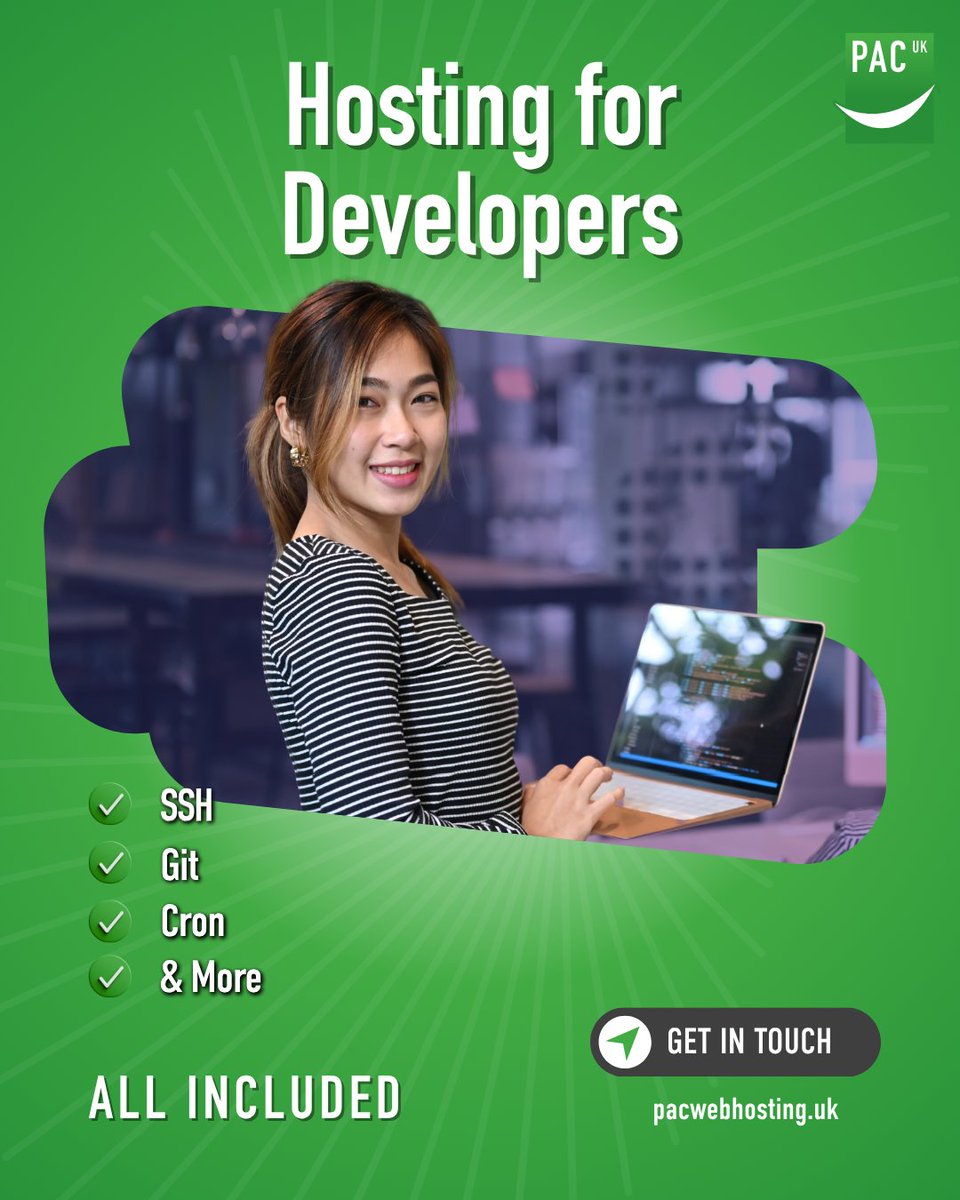 PacWebHosting's tweet image. We know what developers need.

PAC Web Hosting provides SSH access, Git integration, cron jobs, and other advanced tools for building scalable, secure apps.

💻 Code with confidence: pacwebhosting.uk

#WebHosting #UKWebHosting #CloudVPS #ManagedHosting #WebsiteSpeed