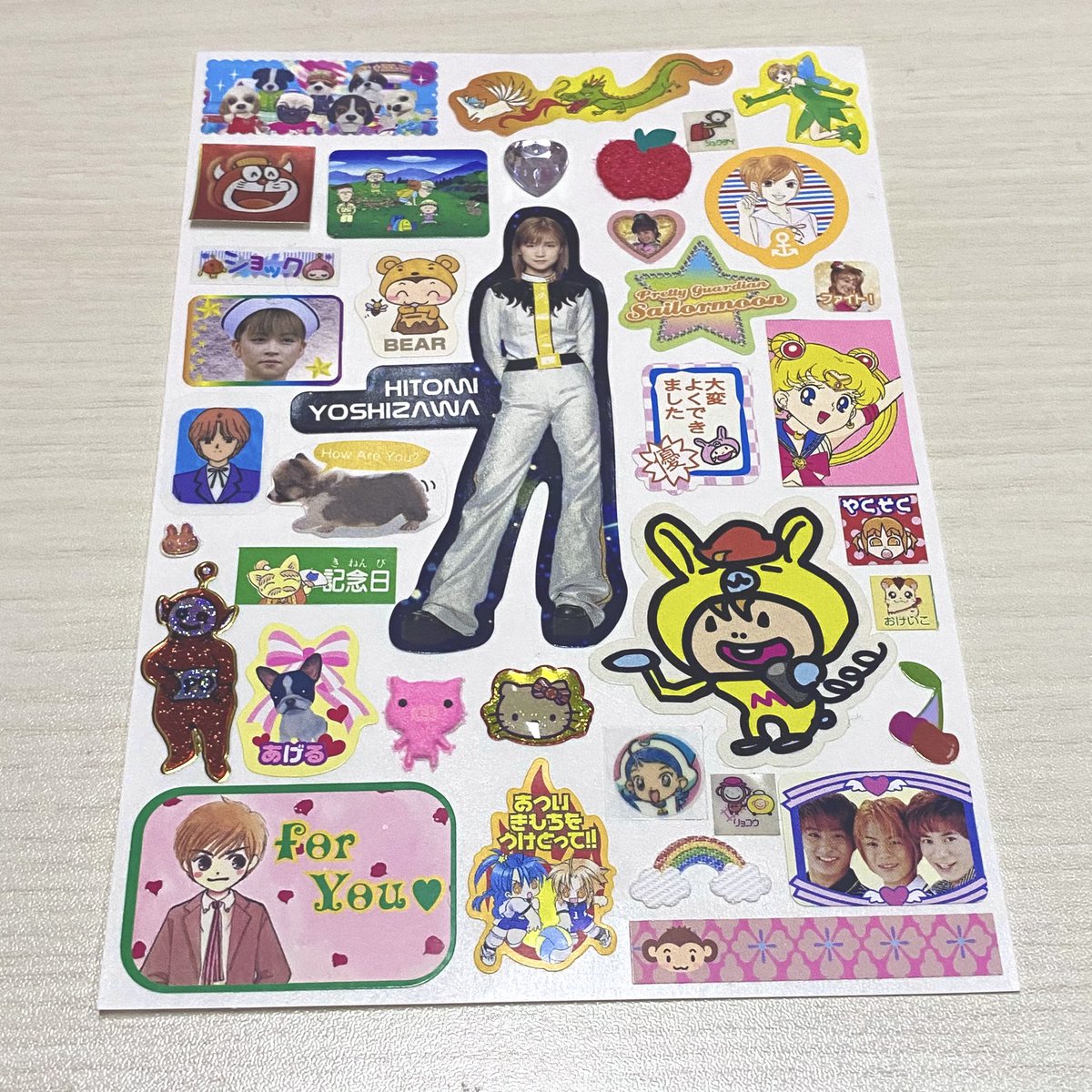 こんな感じで平成当時シール同士の交換しませんか #シール #シール帳