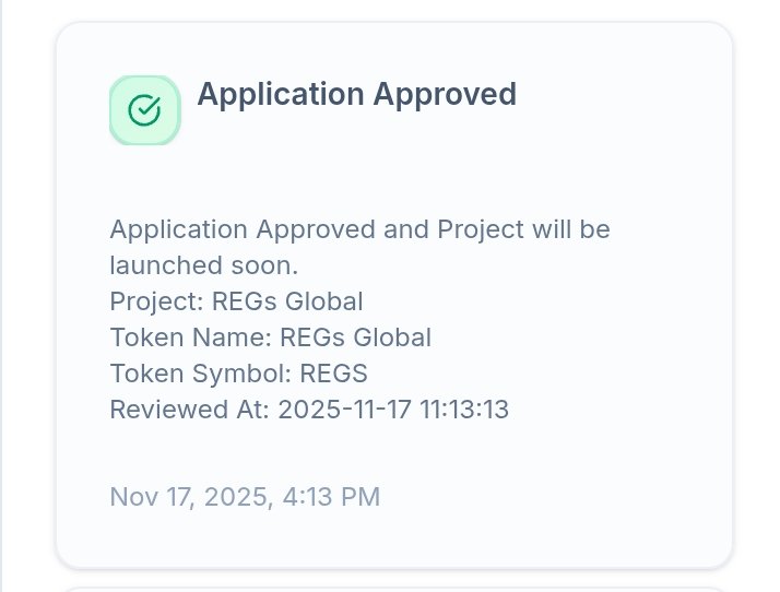 Congratulations 🎉 to all REGs community #Regs global officially Launch and will be trade on sidra DEX soon ! 

#SidraChain #SidraFamily #SidraDEX #Regs