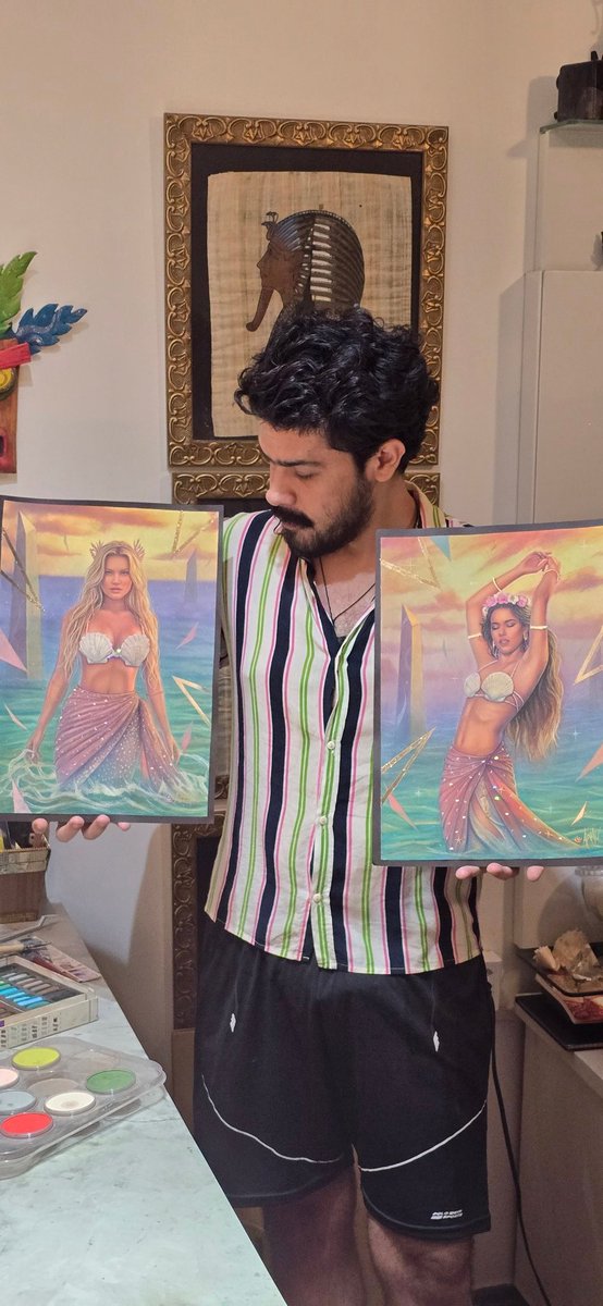 Apralf_art's tweet photo. Todo felizinho indo entregar essas artes no show delas , tomara que elas recebam 😍🫶🏻

#art #artist #watercolor #fanart https://t.co/8BsJfhGGJq