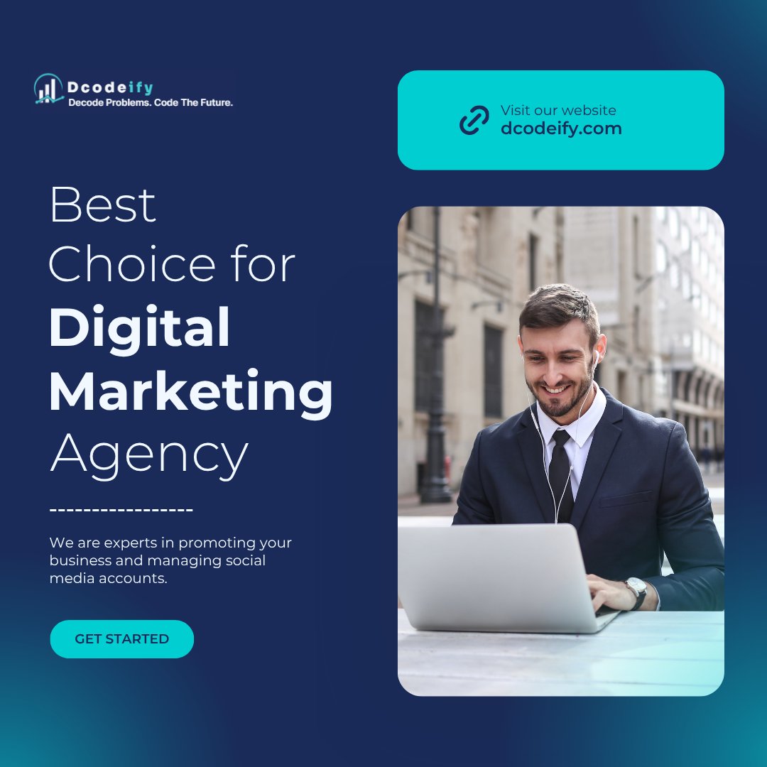 Dcodeify's tweet image. At @Dcodeify , we help you grow your brand with smart strategies, impactful content, and results-driven marketing solutions.
Let’s take your business to the next level! 💼✨
👉 Get started today: dcodeify.com
#MondayMotivation #WebDevelopment  #DigitalTransformation