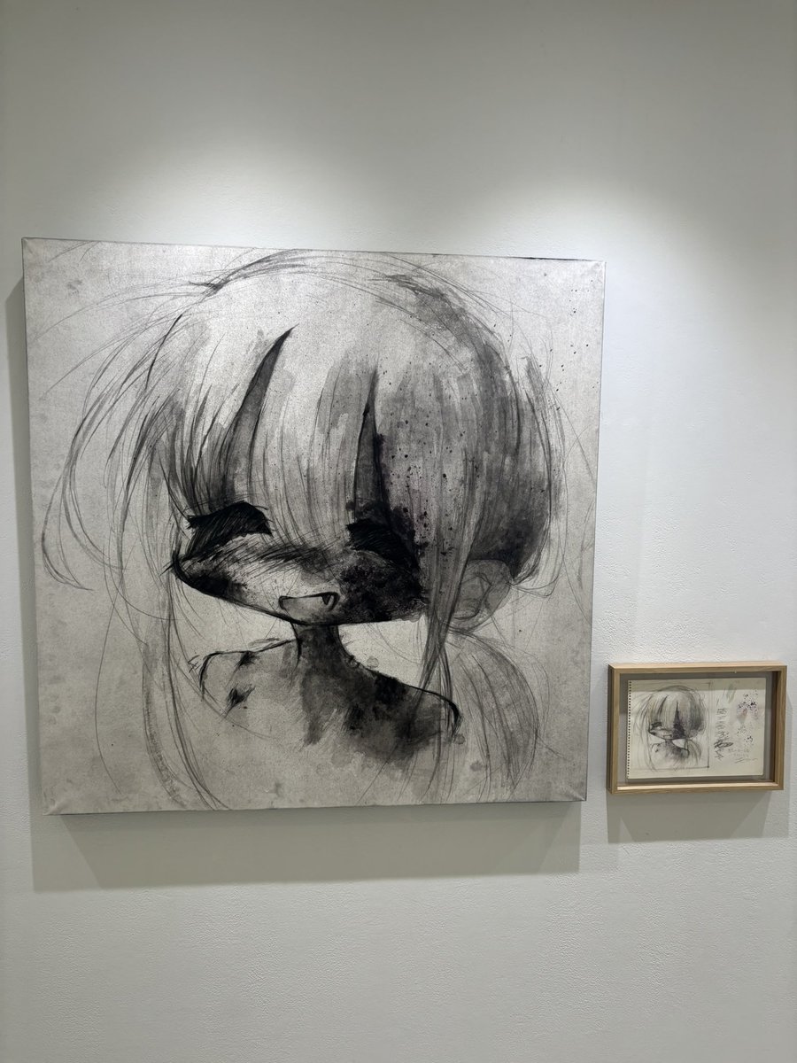 n_e__m_u_r_u's tweet image. 新宿眼科画廊行ってきた