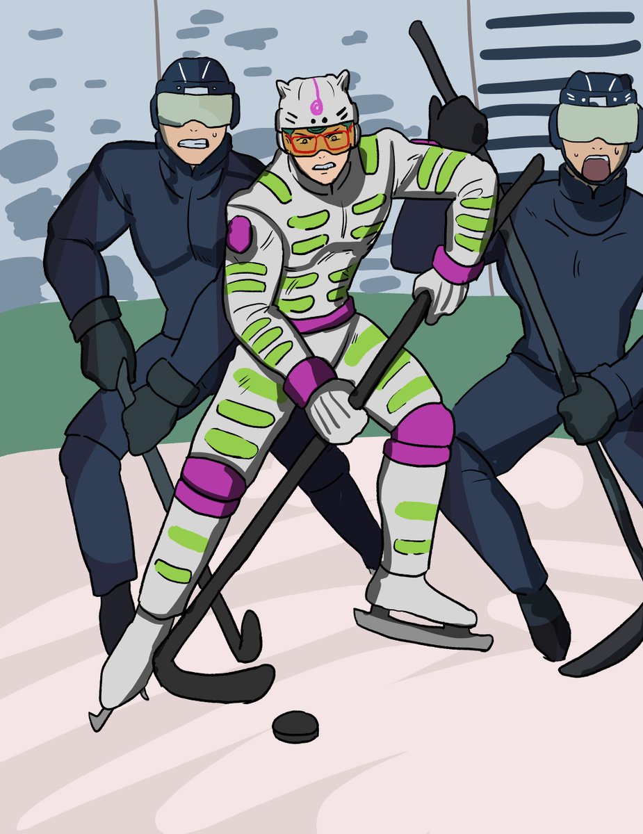 tasse_jj's tweet image. #ギアッチョ祭2025
ホッケーッチョ